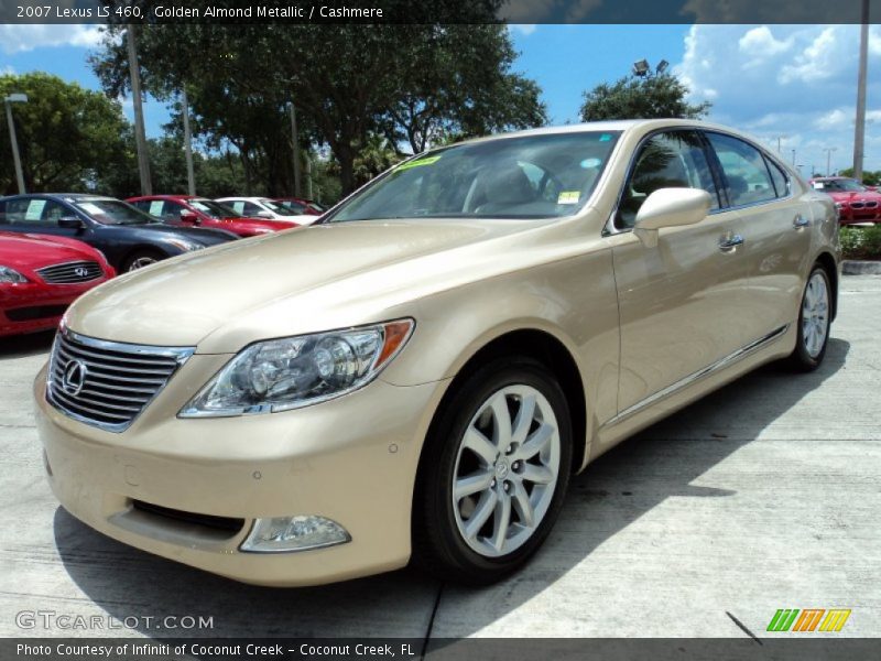 Golden Almond Metallic / Cashmere 2007 Lexus LS 460