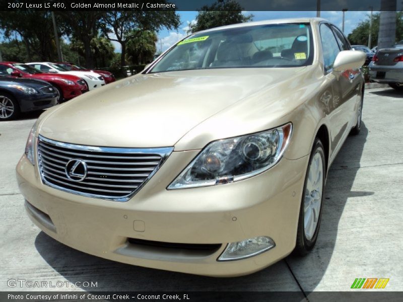 Golden Almond Metallic / Cashmere 2007 Lexus LS 460