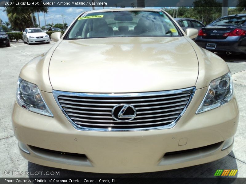 Golden Almond Metallic / Cashmere 2007 Lexus LS 460
