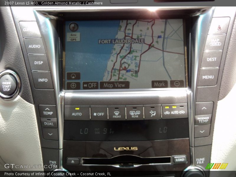 Golden Almond Metallic / Cashmere 2007 Lexus LS 460