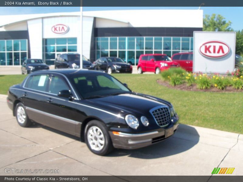 Ebony Black / Black 2004 Kia Amanti