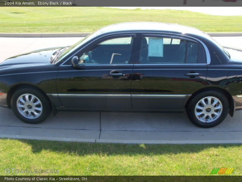 Ebony Black / Black 2004 Kia Amanti