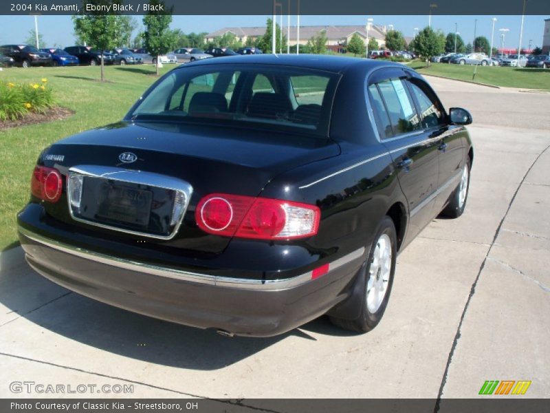 Ebony Black / Black 2004 Kia Amanti