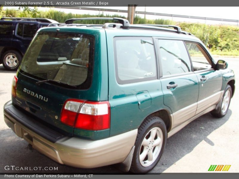 Arcadia Green Metallic / Beige 2001 Subaru Forester 2.5 S