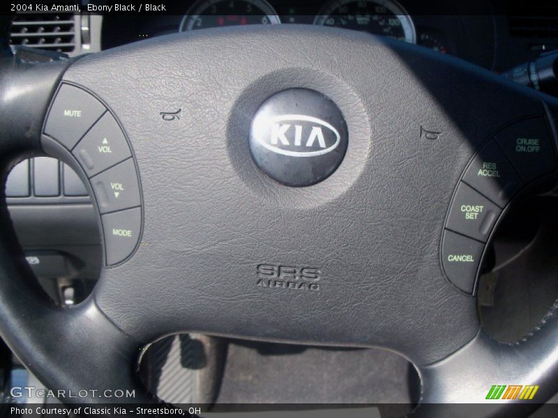 Ebony Black / Black 2004 Kia Amanti
