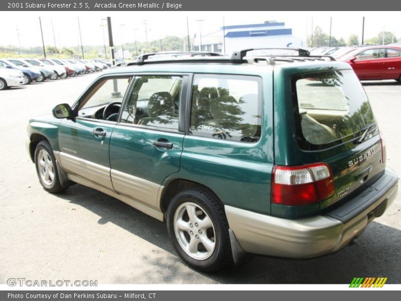 Arcadia Green Metallic / Beige 2001 Subaru Forester 2.5 S