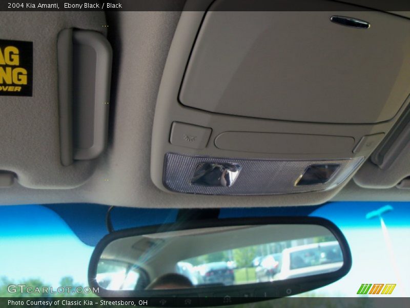 Ebony Black / Black 2004 Kia Amanti