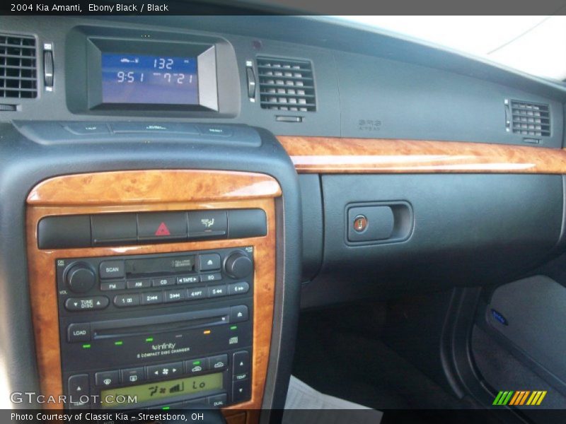 Ebony Black / Black 2004 Kia Amanti