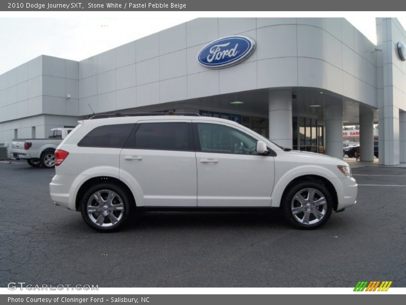 Stone White / Pastel Pebble Beige 2010 Dodge Journey SXT
