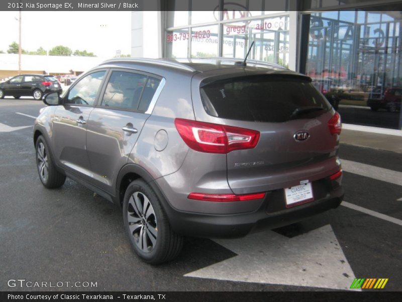 Mineral Silver / Black 2012 Kia Sportage EX