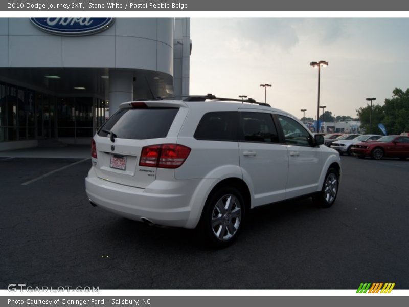 Stone White / Pastel Pebble Beige 2010 Dodge Journey SXT