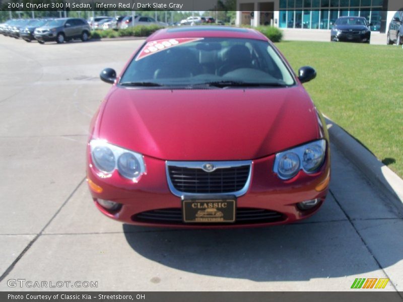 Inferno Red / Dark Slate Gray 2004 Chrysler 300 M Sedan