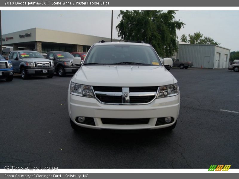 Stone White / Pastel Pebble Beige 2010 Dodge Journey SXT