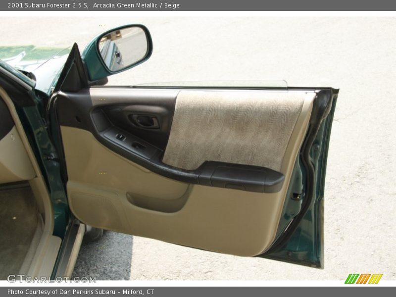 Arcadia Green Metallic / Beige 2001 Subaru Forester 2.5 S
