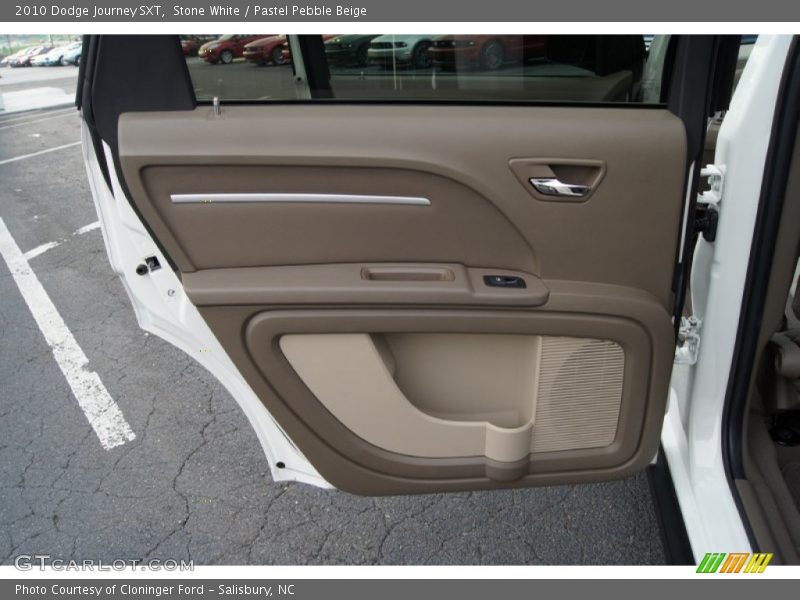Stone White / Pastel Pebble Beige 2010 Dodge Journey SXT