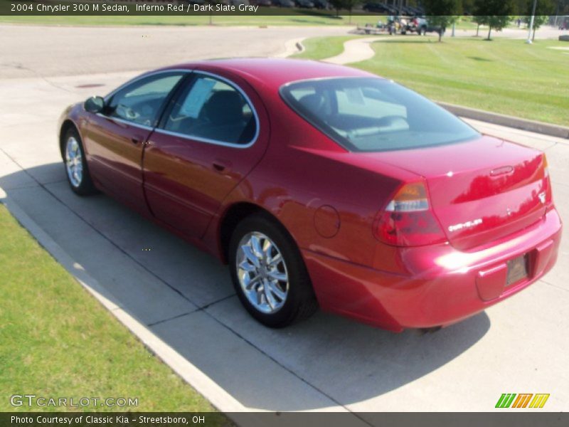 Inferno Red / Dark Slate Gray 2004 Chrysler 300 M Sedan