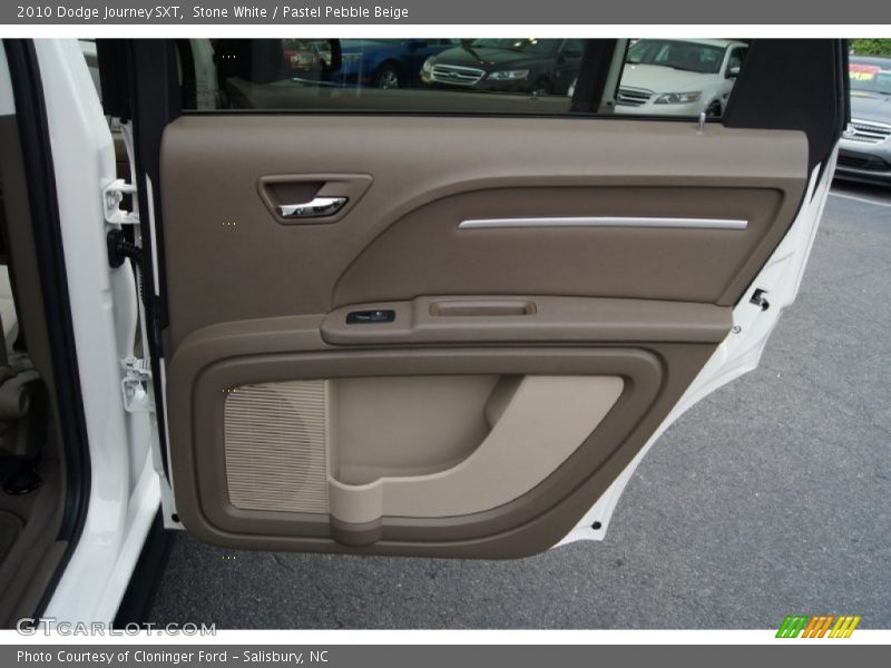 Stone White / Pastel Pebble Beige 2010 Dodge Journey SXT