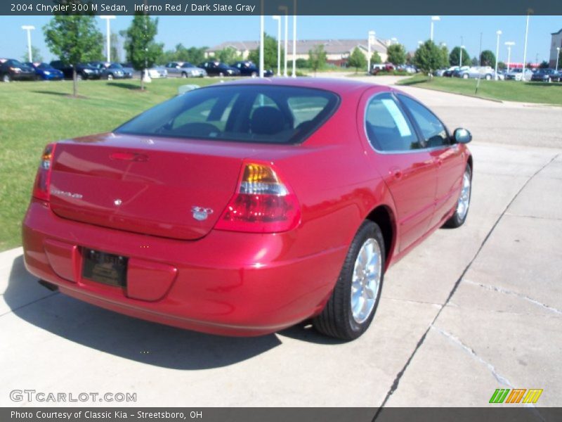 Inferno Red / Dark Slate Gray 2004 Chrysler 300 M Sedan