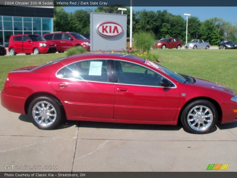 Inferno Red / Dark Slate Gray 2004 Chrysler 300 M Sedan