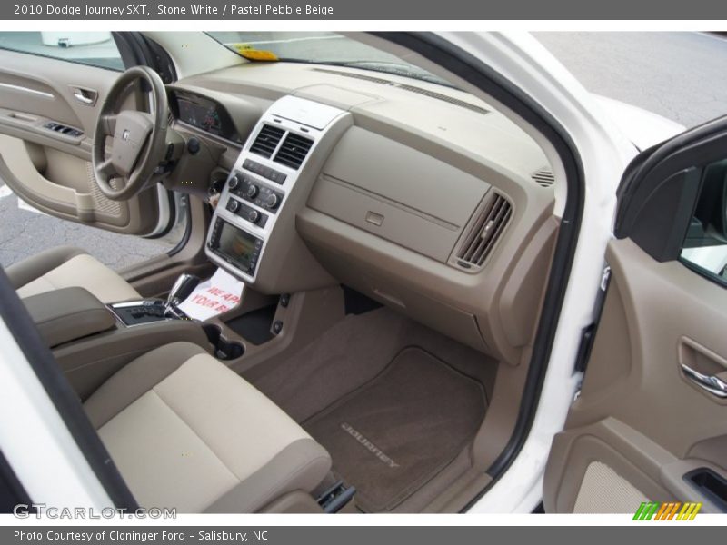 Stone White / Pastel Pebble Beige 2010 Dodge Journey SXT