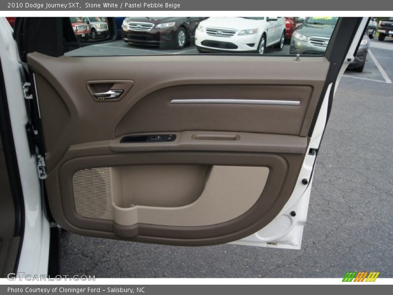 Stone White / Pastel Pebble Beige 2010 Dodge Journey SXT
