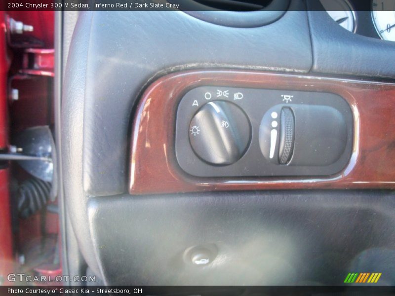 Inferno Red / Dark Slate Gray 2004 Chrysler 300 M Sedan