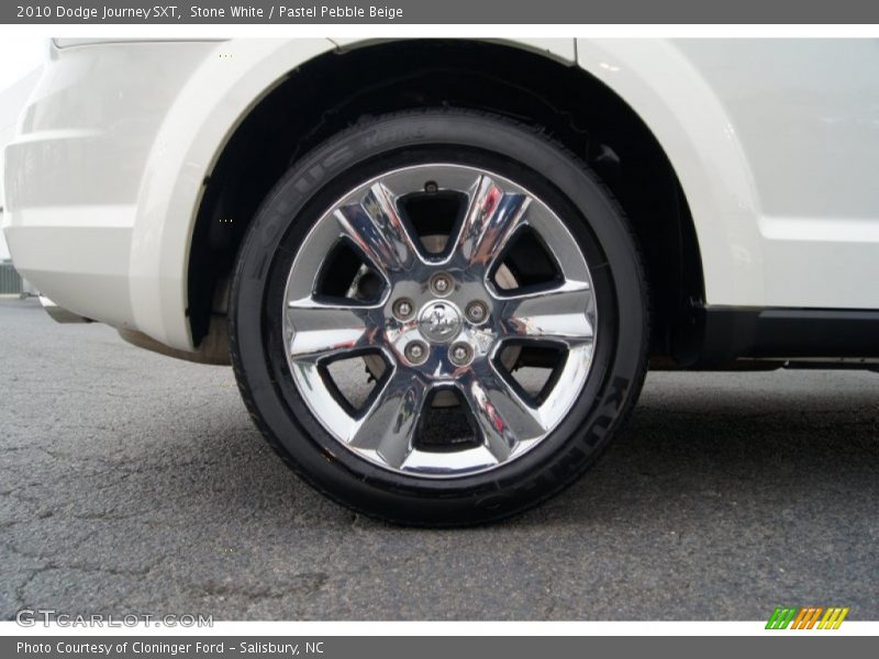 Stone White / Pastel Pebble Beige 2010 Dodge Journey SXT