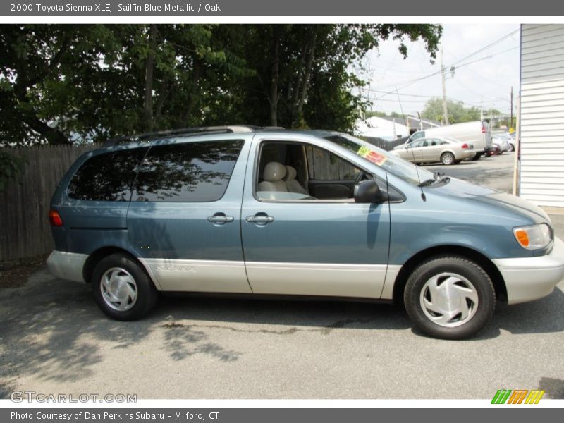 Sailfin Blue Metallic / Oak 2000 Toyota Sienna XLE