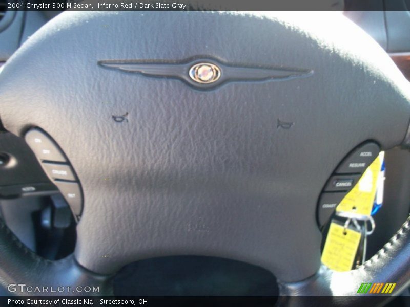 Inferno Red / Dark Slate Gray 2004 Chrysler 300 M Sedan