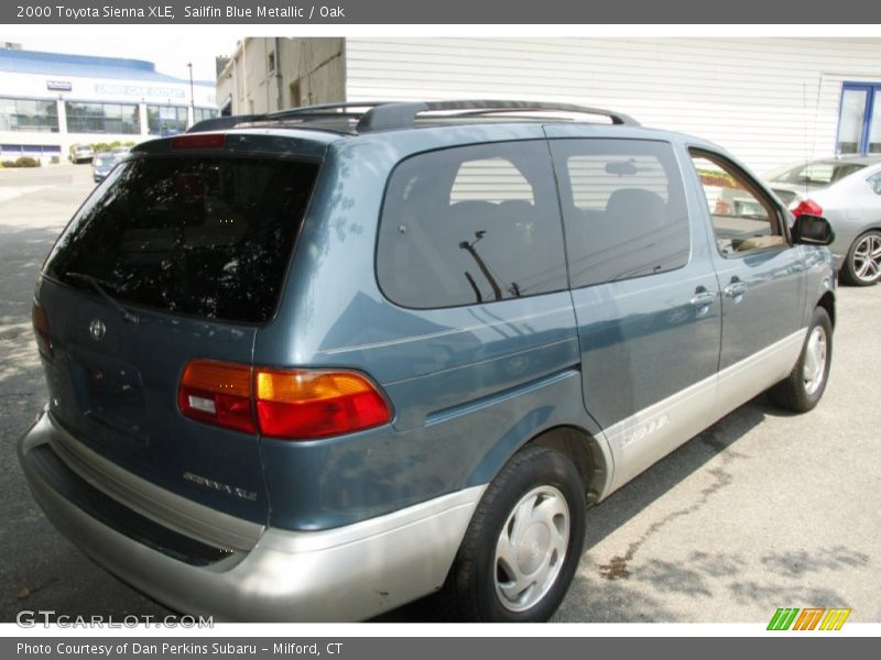 Sailfin Blue Metallic / Oak 2000 Toyota Sienna XLE