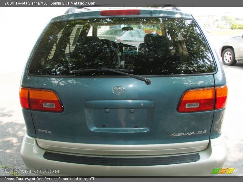Sailfin Blue Metallic / Oak 2000 Toyota Sienna XLE