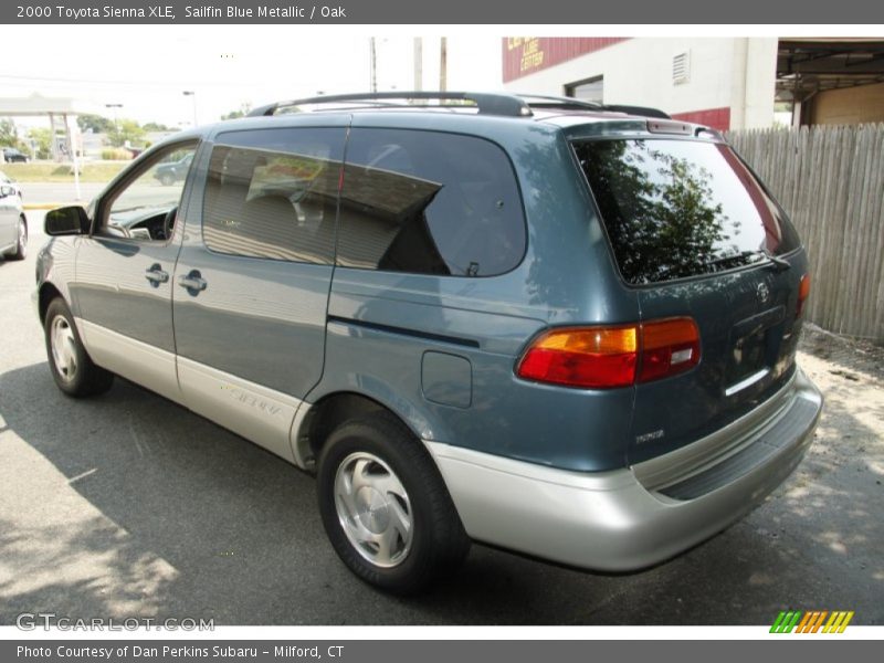 Sailfin Blue Metallic / Oak 2000 Toyota Sienna XLE