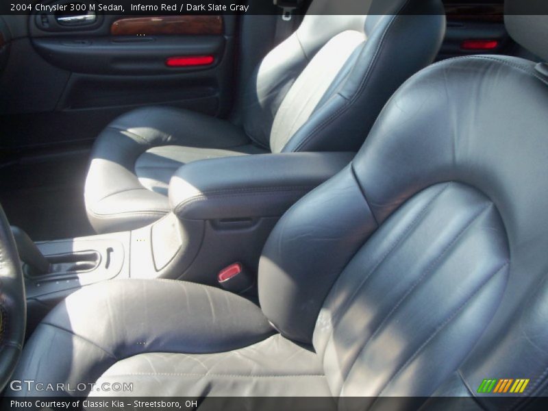 Inferno Red / Dark Slate Gray 2004 Chrysler 300 M Sedan