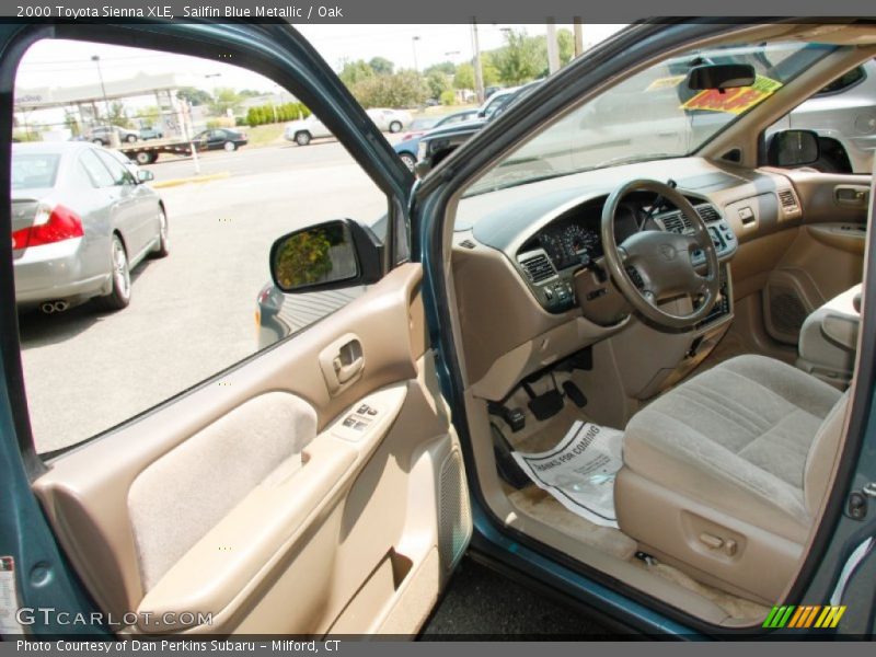 Sailfin Blue Metallic / Oak 2000 Toyota Sienna XLE