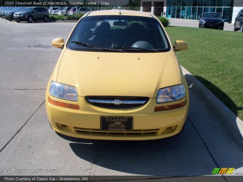 Summer Yellow / Gray 2005 Chevrolet Aveo LS Hatchback
