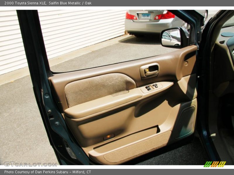 Sailfin Blue Metallic / Oak 2000 Toyota Sienna XLE