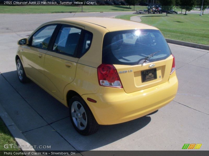 Summer Yellow / Gray 2005 Chevrolet Aveo LS Hatchback