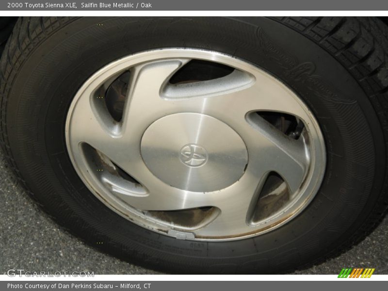 Sailfin Blue Metallic / Oak 2000 Toyota Sienna XLE