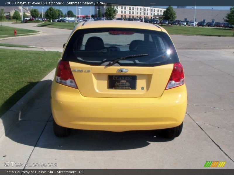 Summer Yellow / Gray 2005 Chevrolet Aveo LS Hatchback