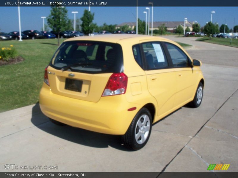Summer Yellow / Gray 2005 Chevrolet Aveo LS Hatchback