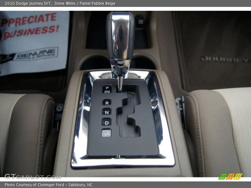 Stone White / Pastel Pebble Beige 2010 Dodge Journey SXT
