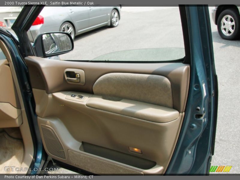 Sailfin Blue Metallic / Oak 2000 Toyota Sienna XLE