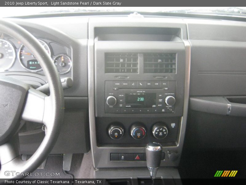 Light Sandstone Pearl / Dark Slate Gray 2010 Jeep Liberty Sport