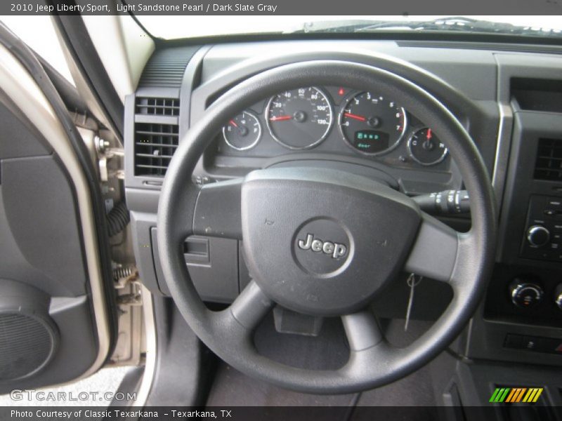 Light Sandstone Pearl / Dark Slate Gray 2010 Jeep Liberty Sport