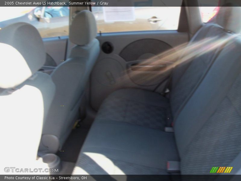 Summer Yellow / Gray 2005 Chevrolet Aveo LS Hatchback