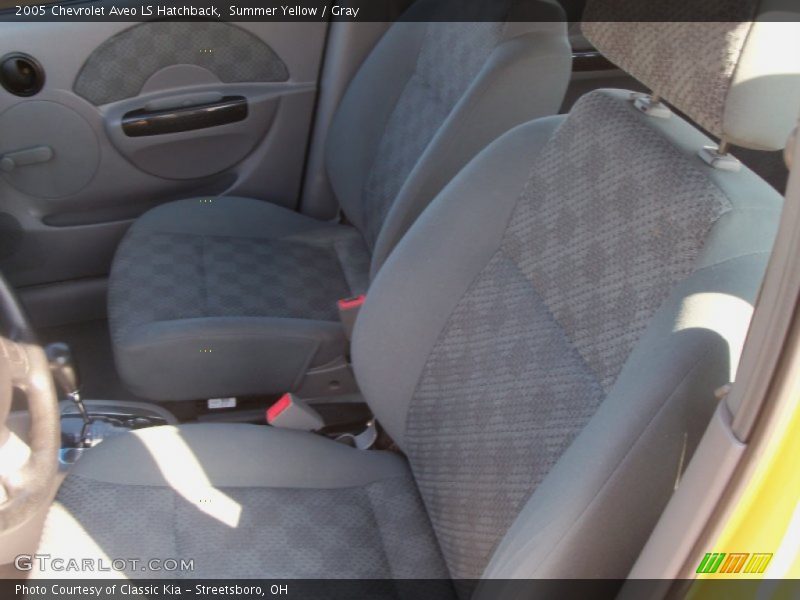 Summer Yellow / Gray 2005 Chevrolet Aveo LS Hatchback