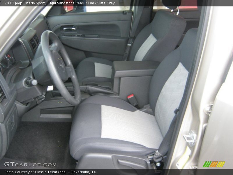 Light Sandstone Pearl / Dark Slate Gray 2010 Jeep Liberty Sport
