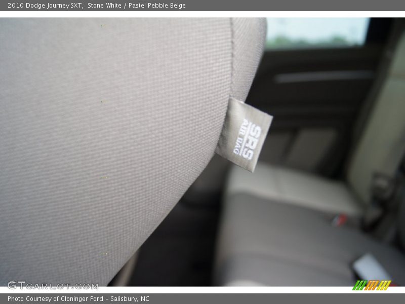 Stone White / Pastel Pebble Beige 2010 Dodge Journey SXT