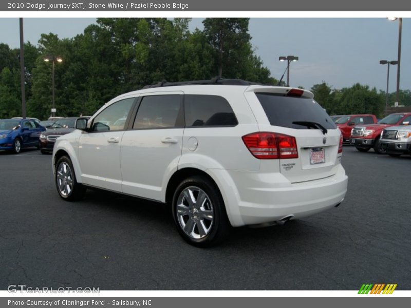 Stone White / Pastel Pebble Beige 2010 Dodge Journey SXT
