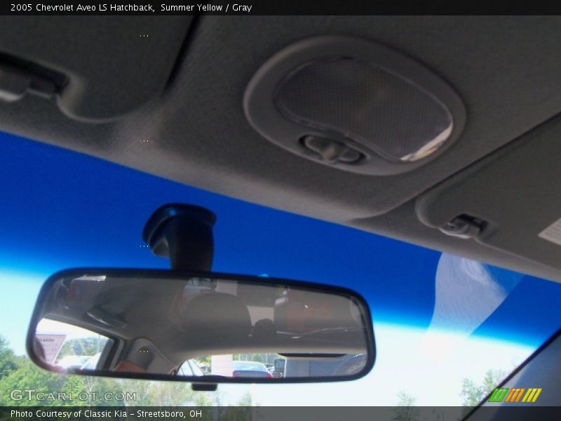 Summer Yellow / Gray 2005 Chevrolet Aveo LS Hatchback